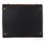 Shaded Pony Hair Phantom Brown Bag