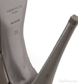 Tribute Grey Patent Sandals