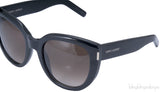 Black 807HA Oversized Sunglasses