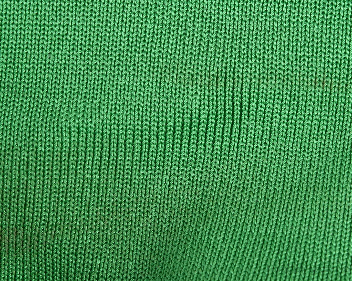 Green Knitted Checkered Maxi Dress
