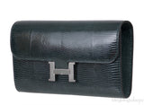 Constance To Go Vert Cypress Lizard Wallet