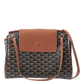 Goyard Black & Tan Routte Suople Bag PM
