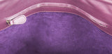 Plum Large Roma Intrecciato Leather Tote
