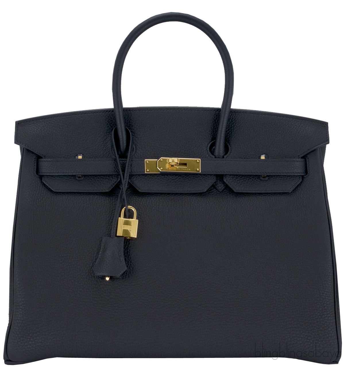 Birkin 35 Black Togo GHW