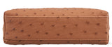 L19 Brown Ostrich Pouch