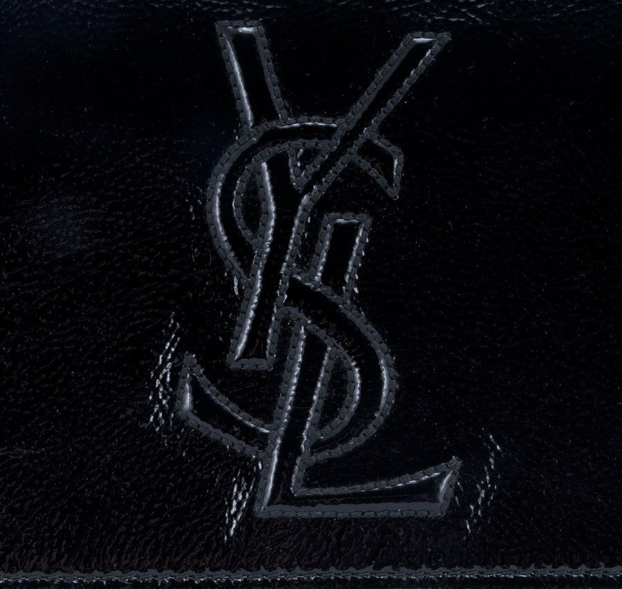 Black Patent Leather Clutch