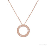 Love Diamond Rose Gold Necklace