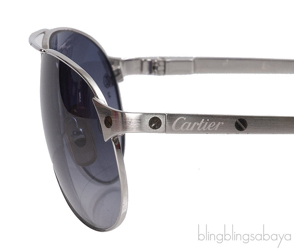 Cartier Edition Santos-Dumont Aviator Sunglasses