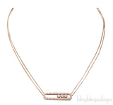 Classic Pave Diamond Necklace