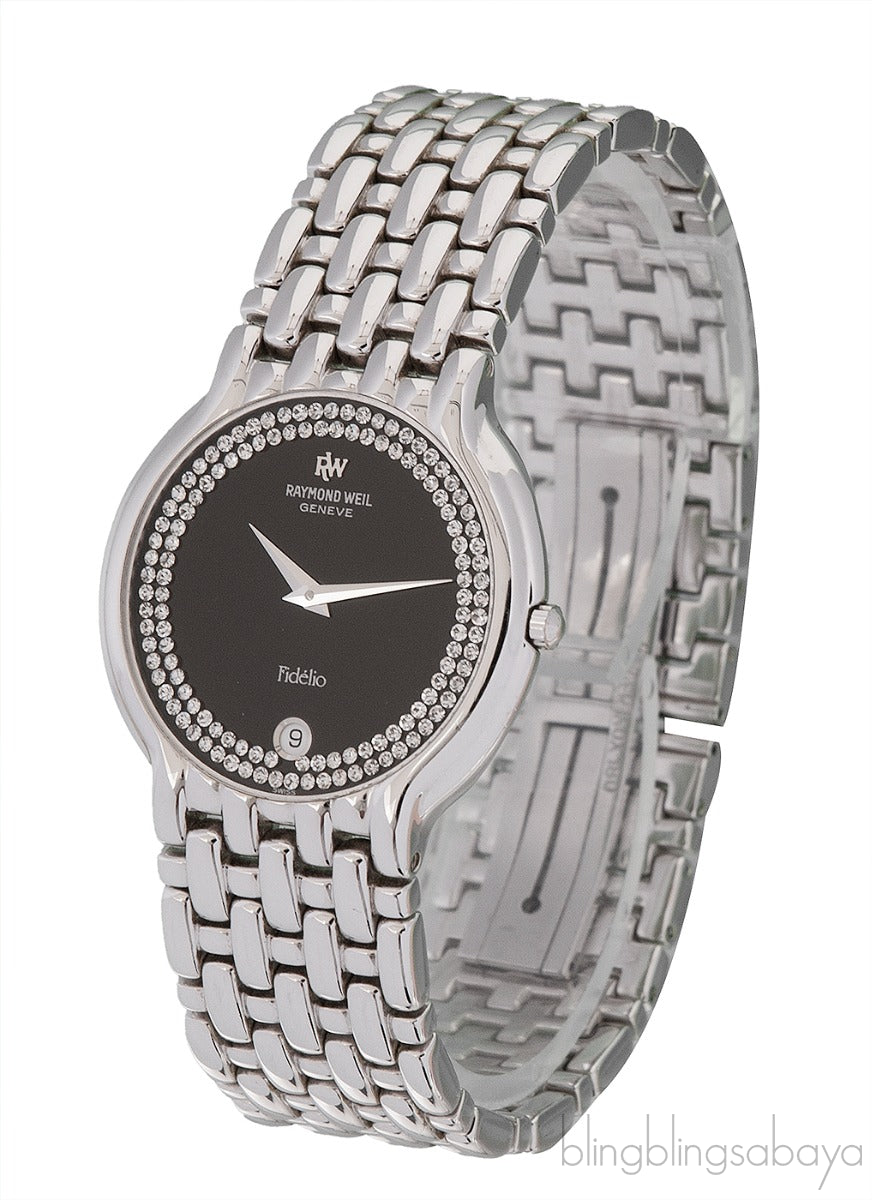 Fidelio 4802 White Gold Plated Diamond Watch