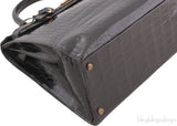 Kelly 35 Black Vintage Crocodile