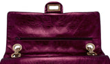 2.55 Reissue Metallic Burgundy Flap