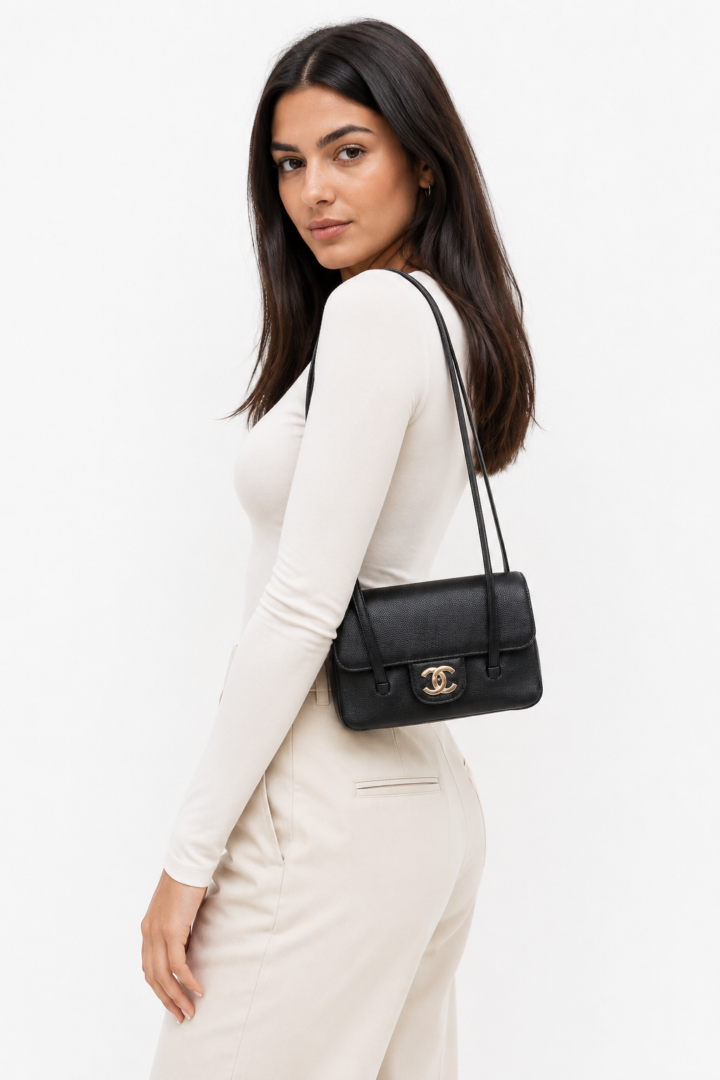 Chanel 26P Preppy Coco Black Mini Shoulder Bag