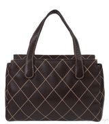 Chanel Wild Stitch CC Coffee Brown Handbag