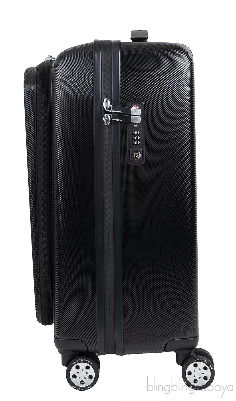 Montblanc Black Nightflight Trolley Luggage Bag