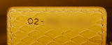 Lady Dior Large Yellow Python PHW