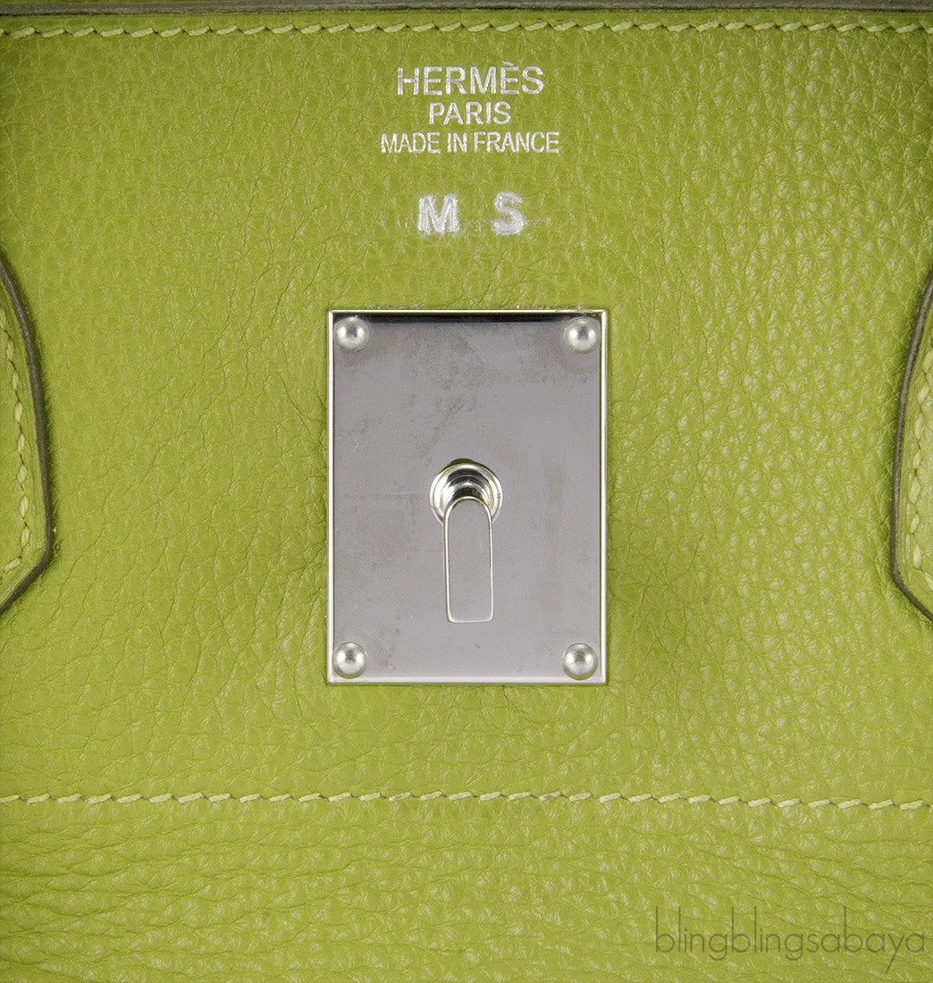 JPG Shoulder Birkin 42 Vert Anis