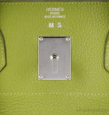 JPG Shoulder Birkin 42 Vert Anis