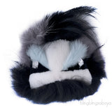 Fur Monster Charm Keychain
