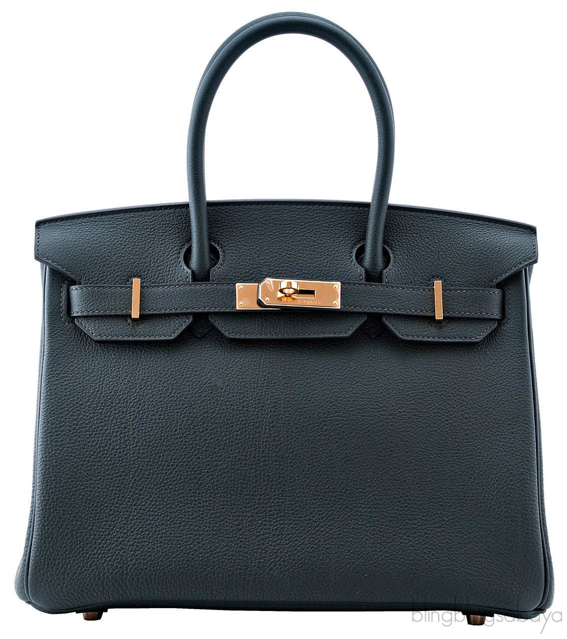 Birkin 30 Vert Fonce Togo