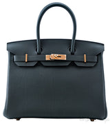 Birkin 30 Vert Fonce Togo