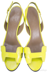 Night 70 Patent Citron Slingback