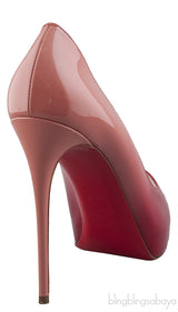 Ombre Patent Peep Toe Heels