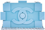 Powder Blue Lego Clutch Bag