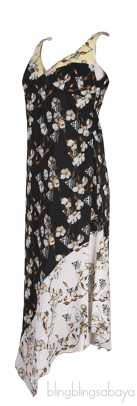 Multicolored Floral Print Dress