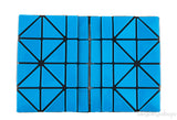 Blue Geometric Card Holder