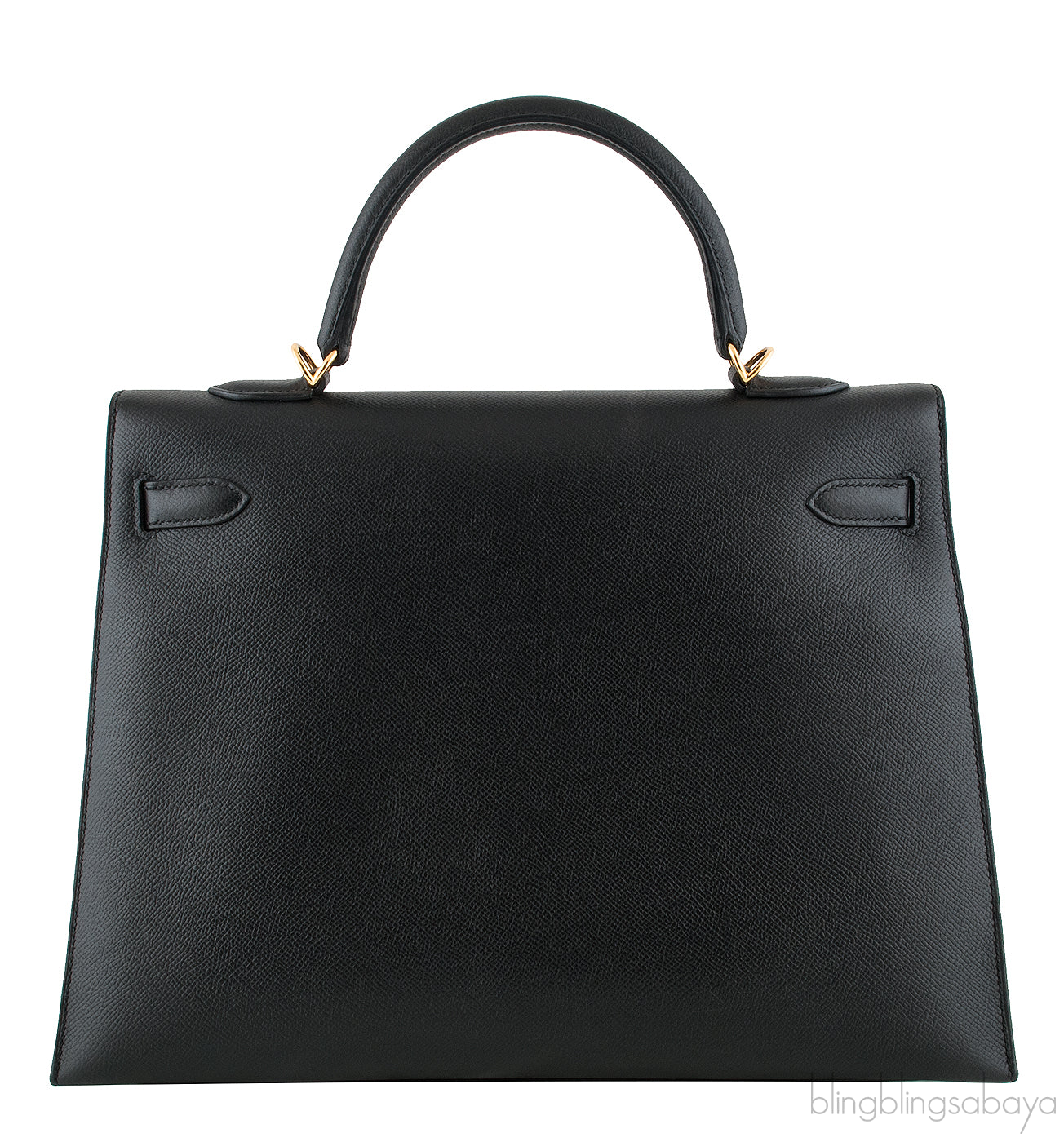 Kelly 35 Black Epsom Sellier GHW