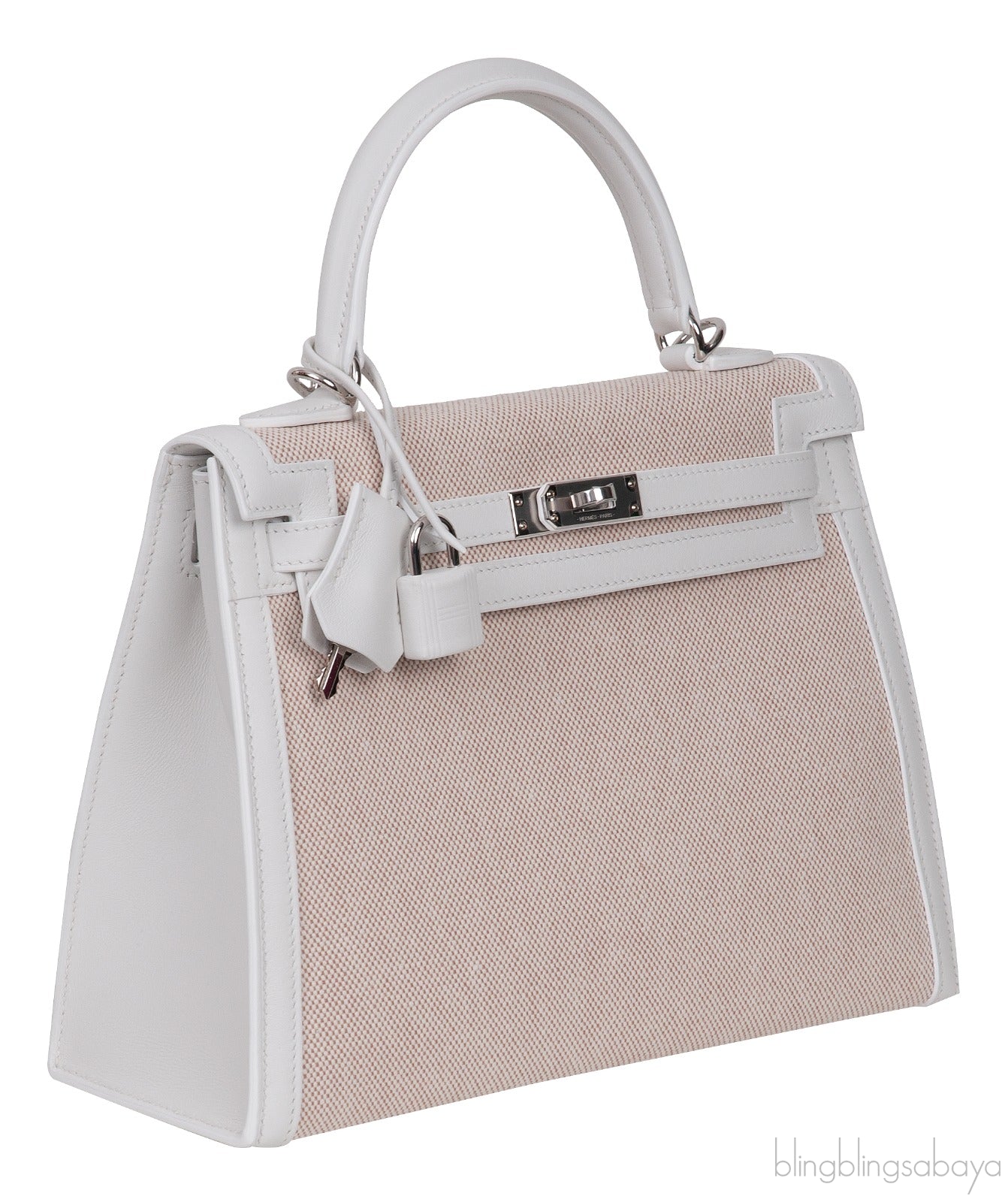 Kelly 25 New White Swift Ecru Beige Toile H PHW