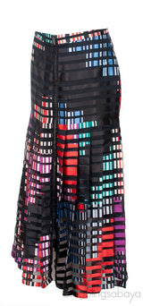 Multicolor Fendi Pleated Skirt