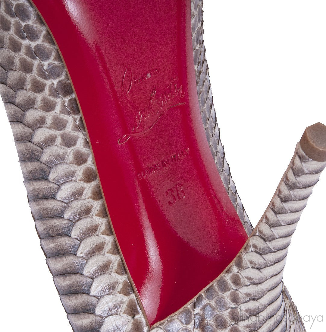 So Kate Python Pointed Toe Pump