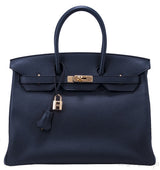 Birkin 35 Blue Obscur