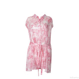 Dioriviera Pink Shirt Mini Dress