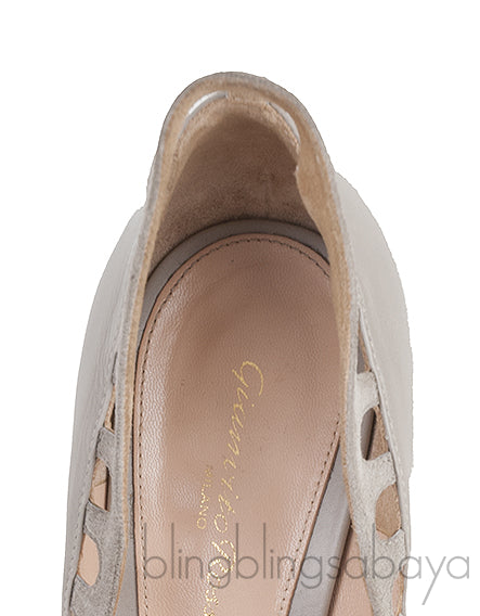 Cut-out Trim Pointed Heels