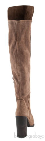Brown Suede Leather Boots