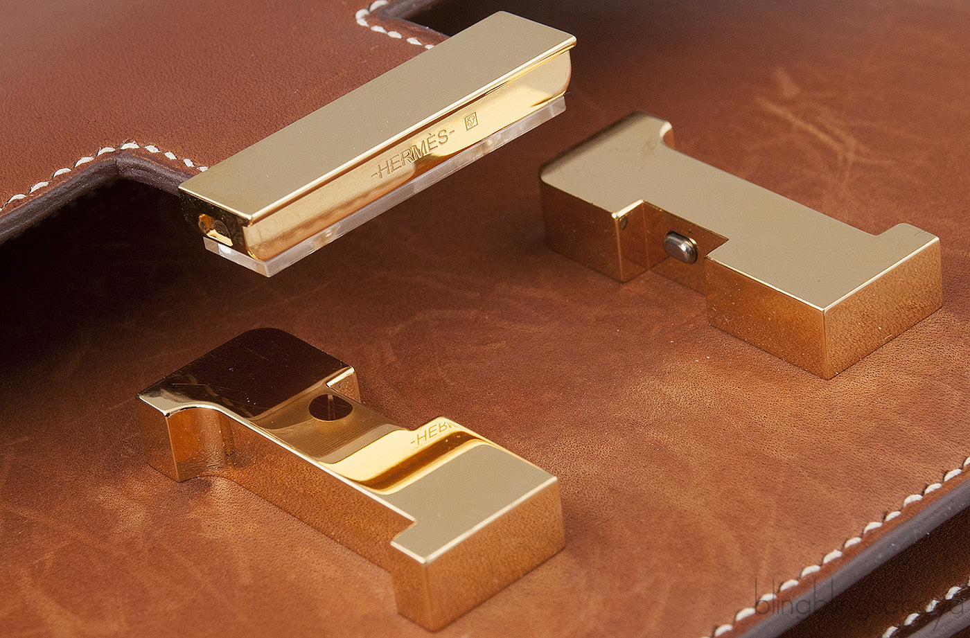 Constance 18 Fauve Barenia Leather
