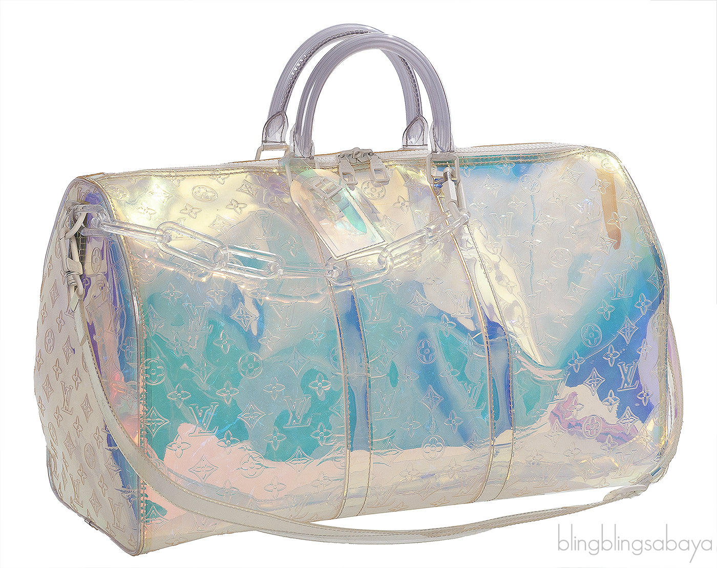 Louis Vuitton Monogram Prism Keepall Bandouliere 50