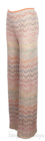 Metallic Beige Trouser