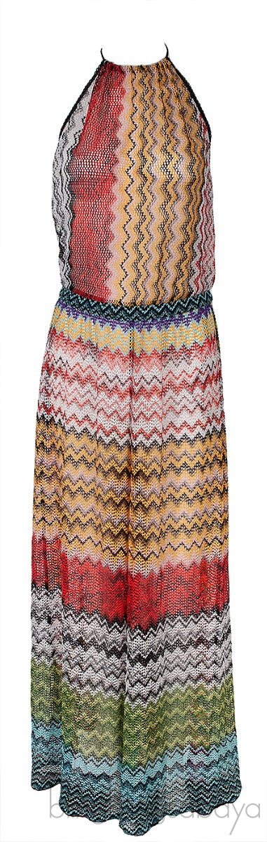 Halter Neck  Multicolor Sheer Jumpsuit