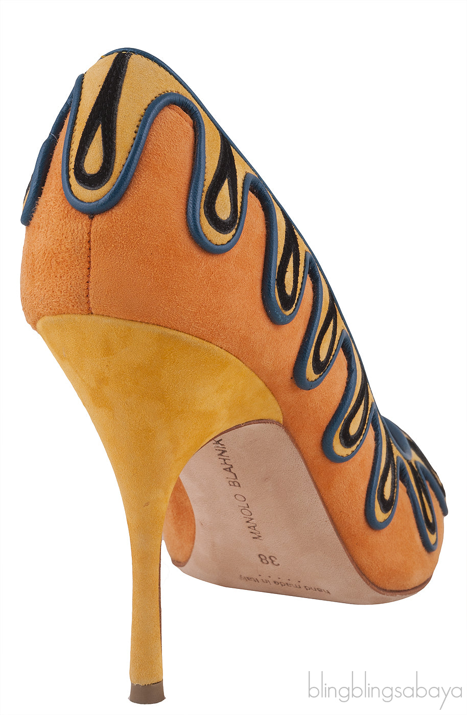 Multicolor Caritas Suede Heels