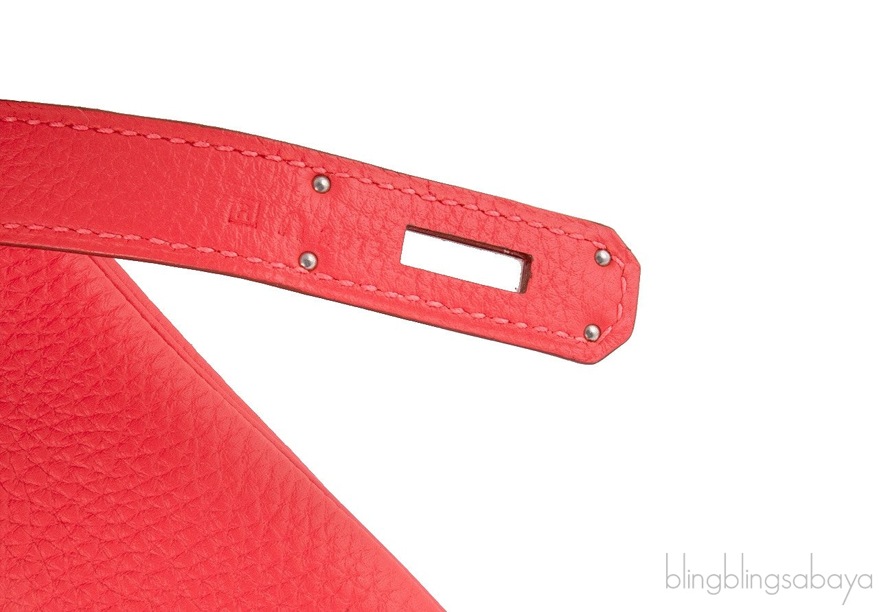 Birkin 30 Red Pivoine Togo PHW
