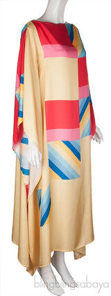 Apollo Multicolored Scarf Dress