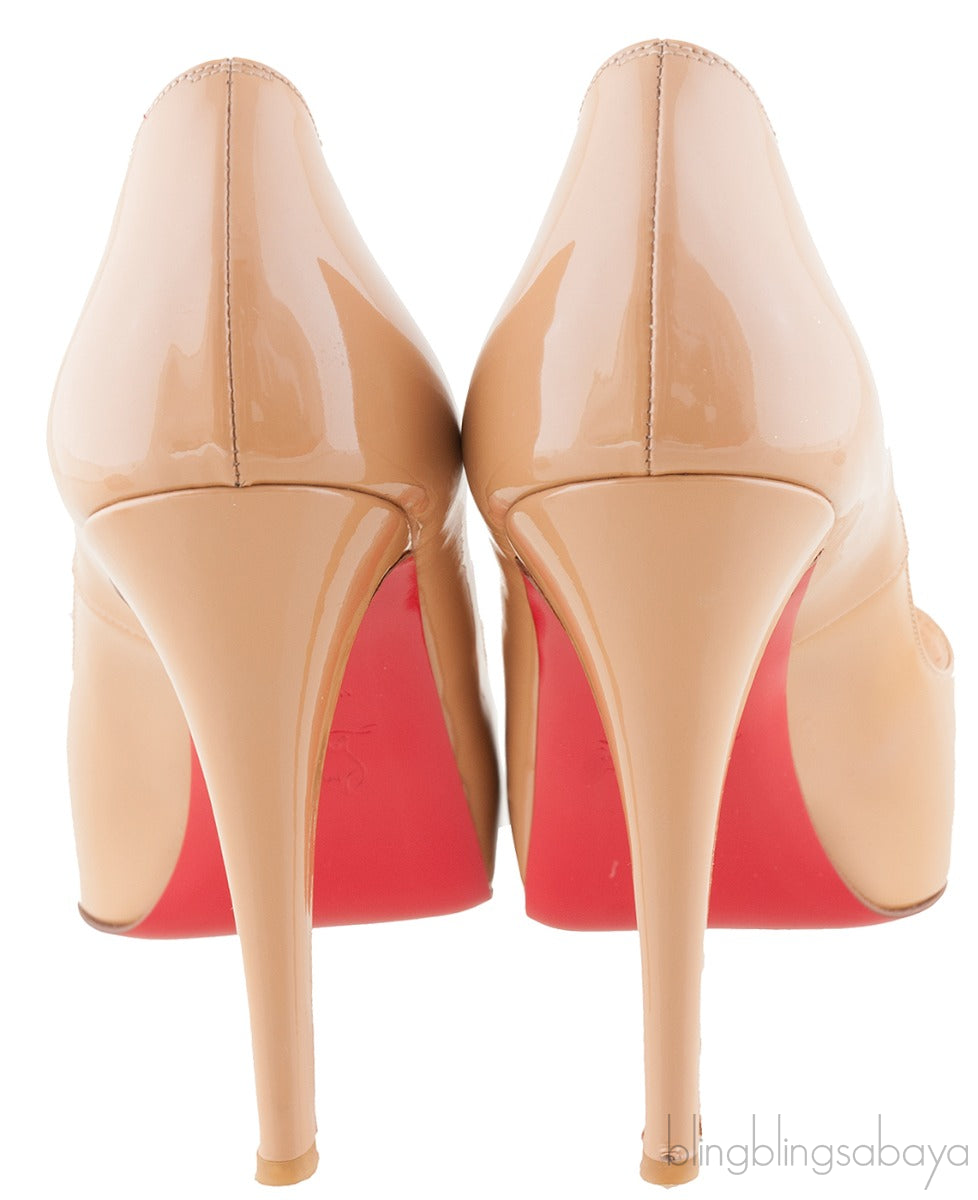 Nude Very Prive 120 Peep Toe Pump