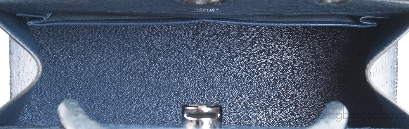 Blue Roy Ostrich Dalvy 30 Bag PHW