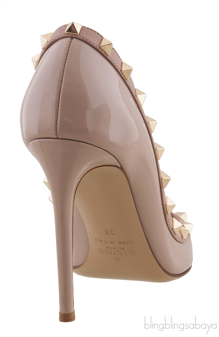 Pastel Beige Rockstud Pump