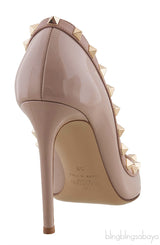 Pastel Beige Rockstud Pump