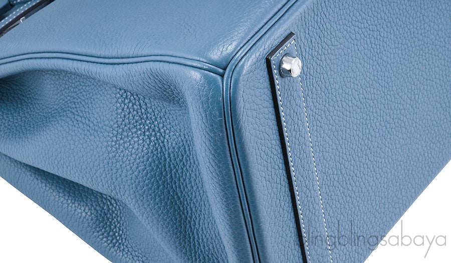 Birkin 40 Blue Jean Togo